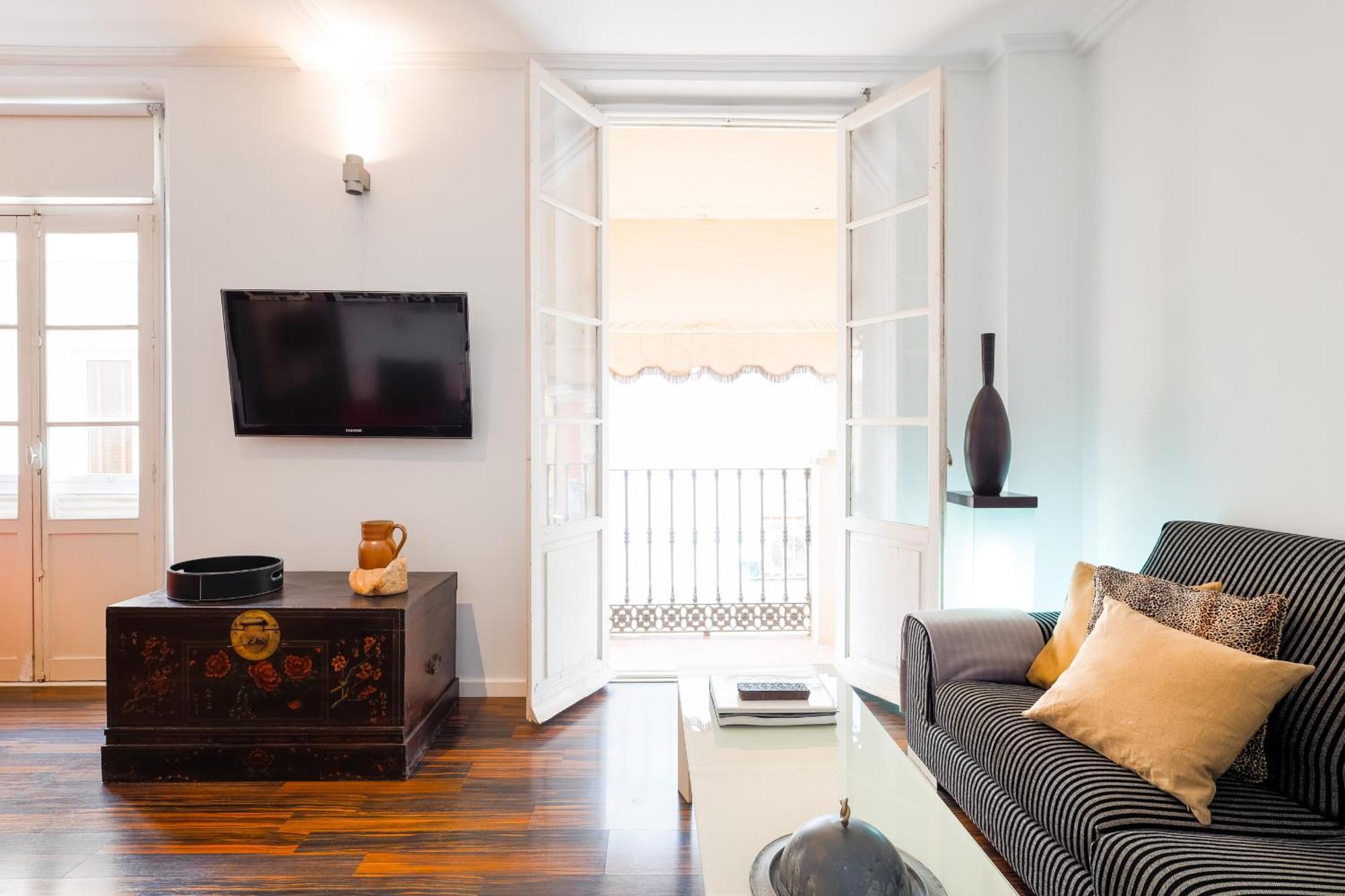 C92 - Rustic Two Bedrooms Apartment With Terrace มาลากา ภายนอก รูปภาพ