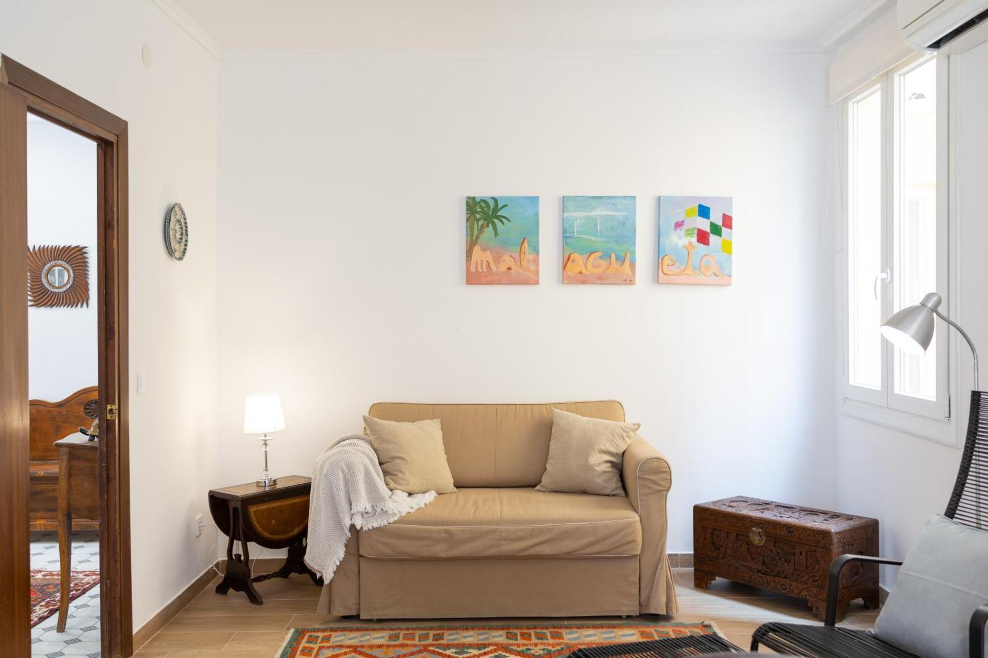 C92 - Rustic Two Bedrooms Apartment With Terrace มาลากา ภายนอก รูปภาพ